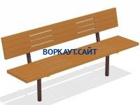 Диван уличный МАФ 1608 в Пензе