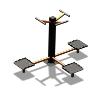 Уличный тренажер "Твистер тройной" УТ337 в Пензе Уличный тренажер "Твистер тройной" УТ337 в Пензе