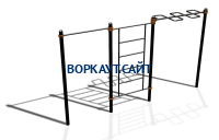 Спортивный комплекс воркаут ВС-129 в Пензе