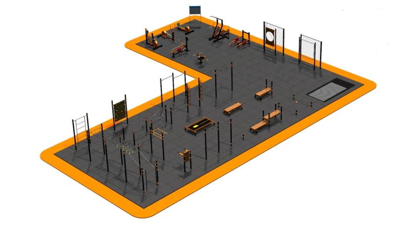 Дизайн проект спортплощадки Угловая в Пензе