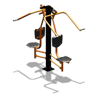 Уличный тренажер  "Верхняя тяга двойная"  УТ207 в Пензе