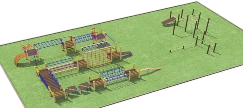 Проект спортплощадки с полосой препятствий - 1 178 100 рублей в Пензе