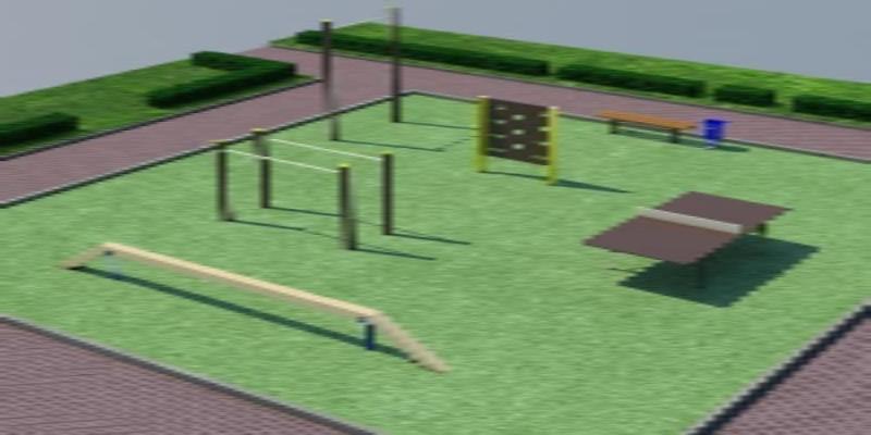 Проект спортплощадки мини спорт  в Пензе