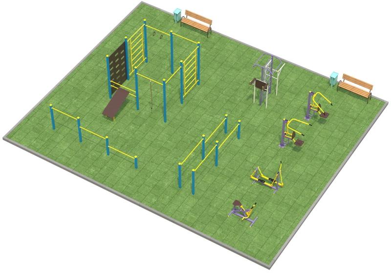 Проект спортплощадки 150 метров в Пензе в Пензе