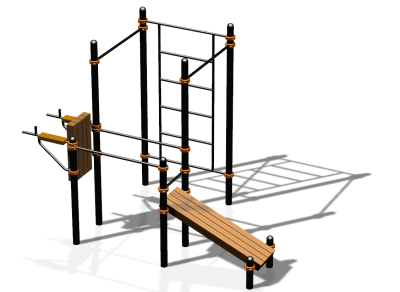 Спортивный комплекс воркаут ВС-82 в Пензе