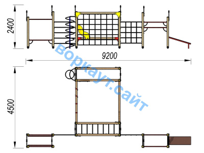 Детский спортивный комплекс ДСК 3102 в Пензе