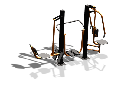 Уличный тренажер "Жим ногами Шагомер Жим от груди" УТ333 в Пензе