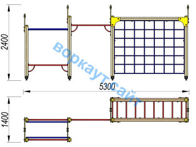 Детский спортивный комплекс Атлет ДСК 3106 в Пензе