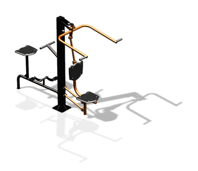 Уличный тренажер "Верхняя тяга Вело" УТ340 в Пензе