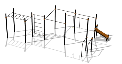 Спортивный комплекс воркаут ВС-153 в Пензе