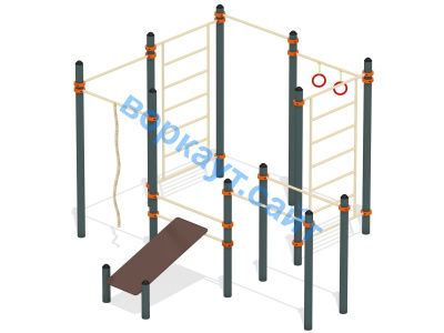 Спортивный комплекс воркаут ВС-47 в Пензе