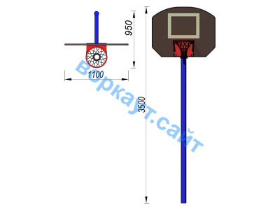 Баскетбольный щит СИО 3510 в Пензе