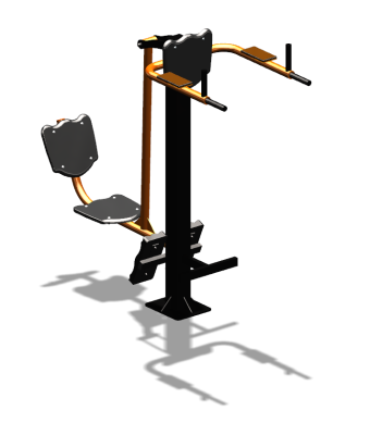 Уличный тренажер "Жим ногами Брусья Пресс" УТ329 в Пензе