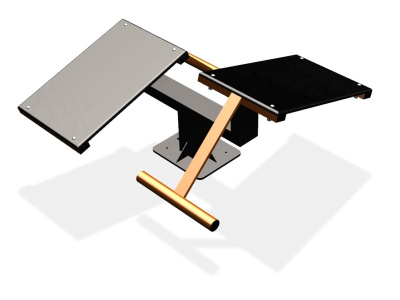 Уличный тренажер  "Скамья для пресса двойная"   УТ213 в Пензе