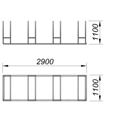 Велопарковка МАФ 6002 в Пензе