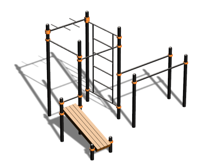 Спортивный комплекс воркаут ВС-91 в Пензе