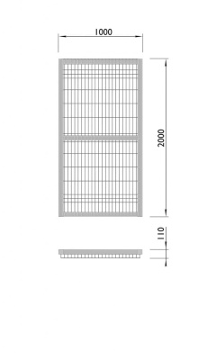 Калитка спортивной площадки МАФ 5105 в Пензе