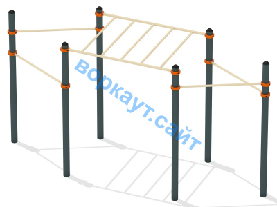 Турник разноуровневый с рукоходом ВС-26 в Пензе