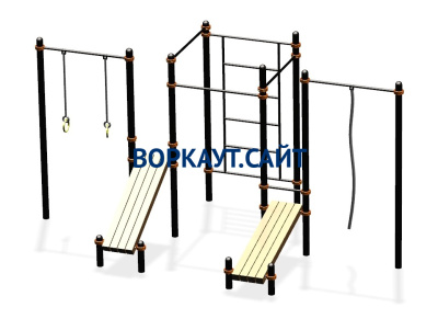 Спортивный комплекс воркаут ВС-44 в Пензе Спортивный комплекс воркаут ВС-44 в Пензе