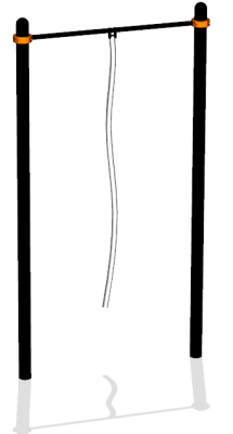 Турник с гимнастическим канатом ВС-34 в Пензе