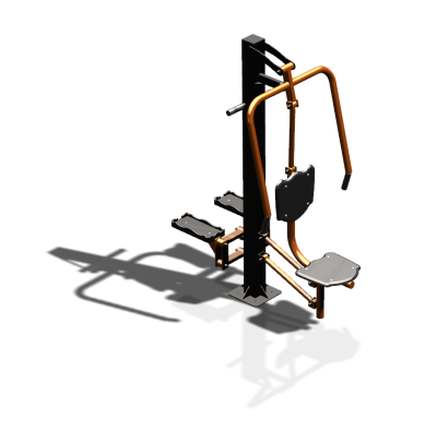 Уличный тренажер "Жим от груди Степпер" УТ342 в Пензе