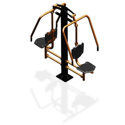 Уличный тренажер  "Жим от груди двойной" УТ204 в Пензе