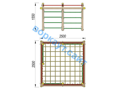 Детский спортивный комплекс ДСК 3109 в Пензе