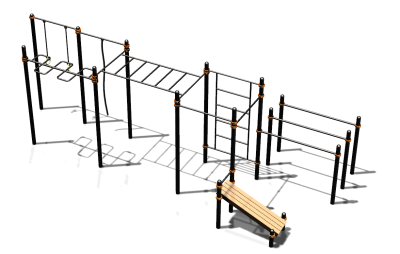 Спортивный комплекс воркаут ВС-77 в Пензе