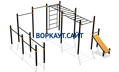 Спортивный комплекс воркаут ВС-109 в Пензе