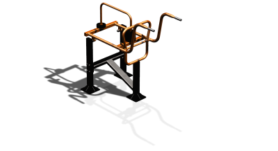 Силовой уличный тренажер  "Приседания"  УТ404 в Пензе