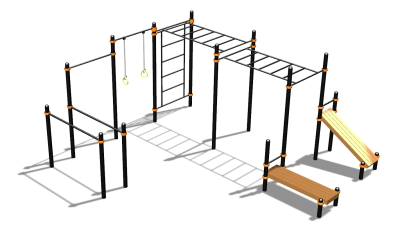 Спортивный комплекс воркаут ВС-71 в Пензе