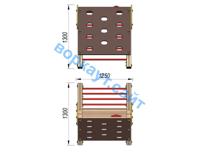 Детский спортивный комплекс ДСК 3202 в Пензе