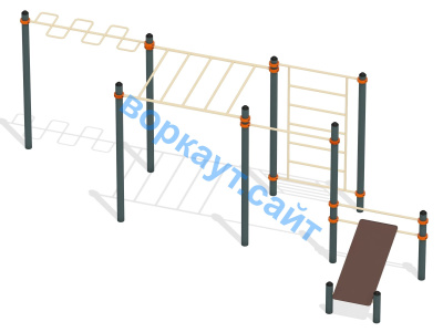 Спортивный комплекс воркаут ВС-45 в Пензе