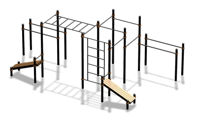 Спортивный комплекс воркаут ВС-100 в Пензе