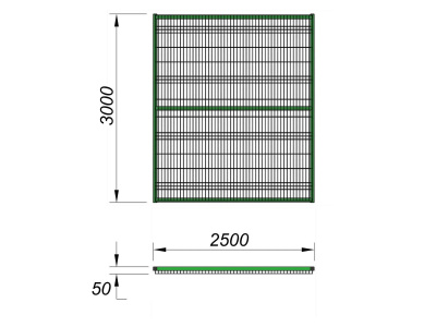 Ограждение спортивной площадки 2500х3000 МАФ 5103 в Пензе