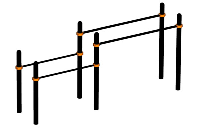 Брусья разновысокие ВС-15 в Пензе