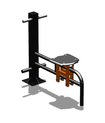 Уличный тренажер "Каталка одинарная" УТ 123 в Пензе