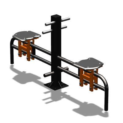 Уличный тренажер  "Каталка двойная"   УТ215 в Пензе
