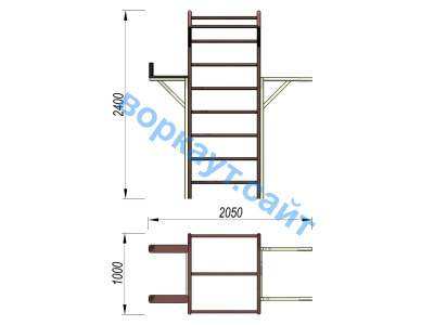 Детский спортивный комплекс 3 в 1 ДСК 3103 в Пензе
