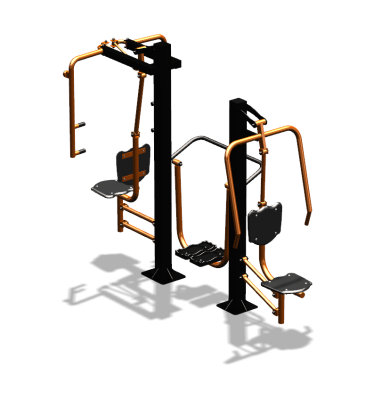 Уличный тренажер "Жим от себя Шагомер Баттерфляй" УТ303 в Пензе