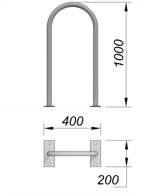 Велопарковка МАФ 6001 в Пензе