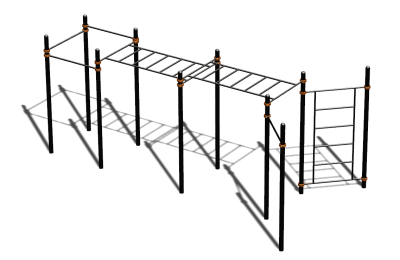 Спортивный комплекс воркаут ВС-118 в Пензе