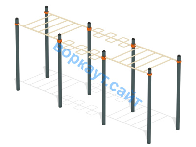 Воркаут комплекс рукоходов ВС-22 в Пензе