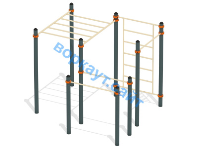 Спортивный комплекс воркаут ВС-48 в Пензе