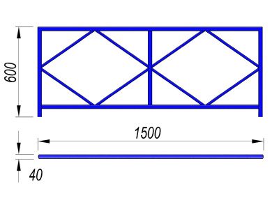 Ограждение площадки МАФ 5001 в Пензе