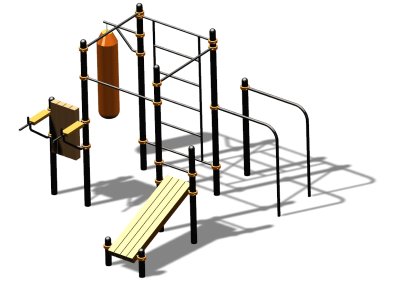 Спортивный комплекс воркаут ВС-93 в Пензе