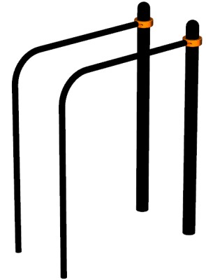 Воркаут брусья приставные ВС-39 в Пензе