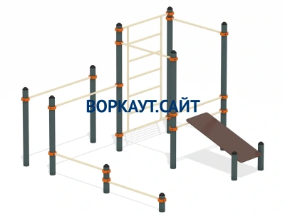 Спортивный комплекс воркаут ВС-43 в Пензе