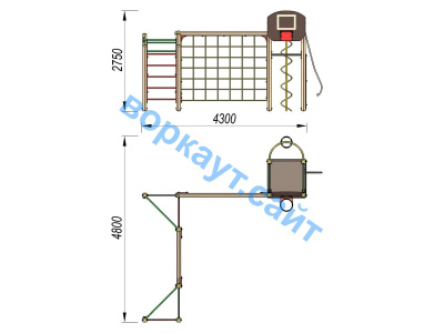 Детский спортивный комплекс ДСК 3112 в Пензе