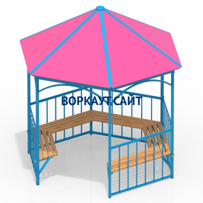 Беседка с лавками МАФ 4120 в Пензе